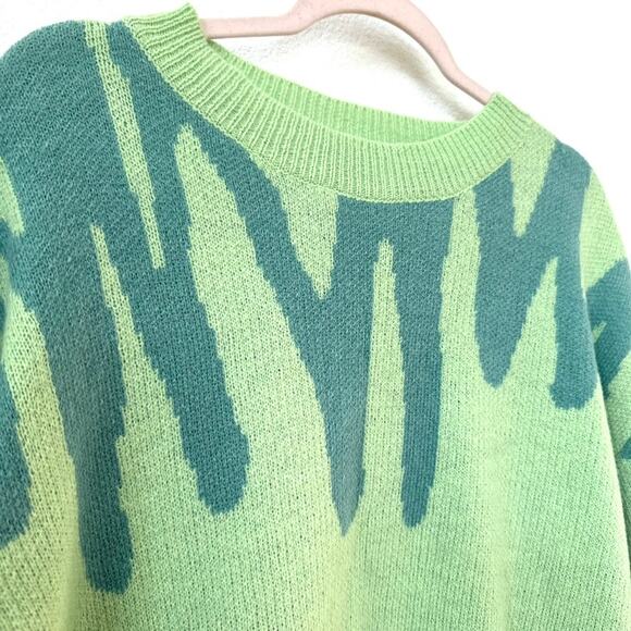 Graphic Scribble Sweater, Size M, Excellent Condition, No Brand Tag - Picture 2 of 7